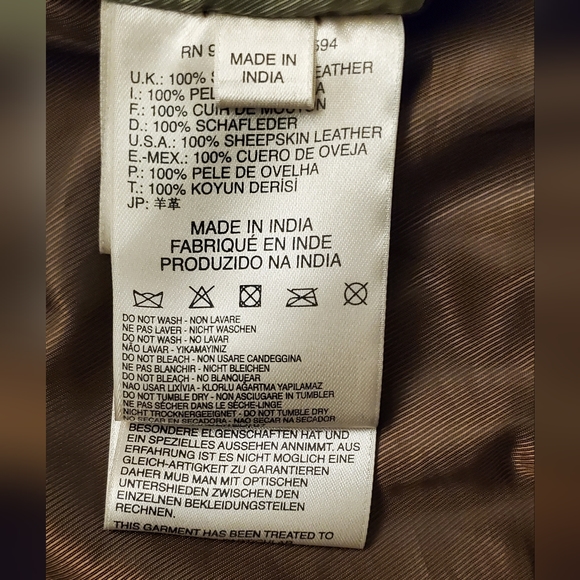 "SOLD" Diesel industry leather bomber jacket euc size L - Picture 10 of 16